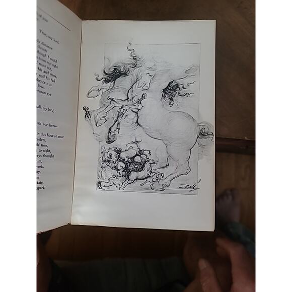 William Shakespeare's Macbeth illustrated by Salvador Dali, 1946, HC Doubleday - Picture 9 of 10